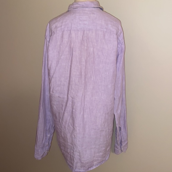 Amazon Essentials Linen Button Down - Picture 3 of 4